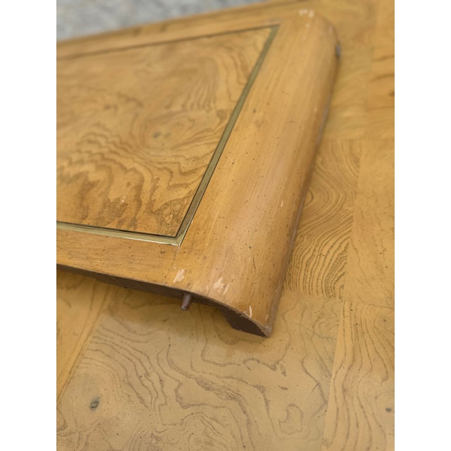 Mid- Century American of Martinsville Parsons Dining Table With Leaf For Sale - Image 10 of 12