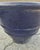 Large Moroccan Cobalt Blue Pottery Planter For Sale - Image 4 of 5