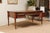 Brown Antique Louis XVI Style French Desk With Brown Leather Top For Sale - Image 8 of 14