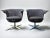 Steelcase I2I Swivel Club Chairs. Has dual seat and base swivel. Featuring a plastic shell and a upholstered swivel seat...