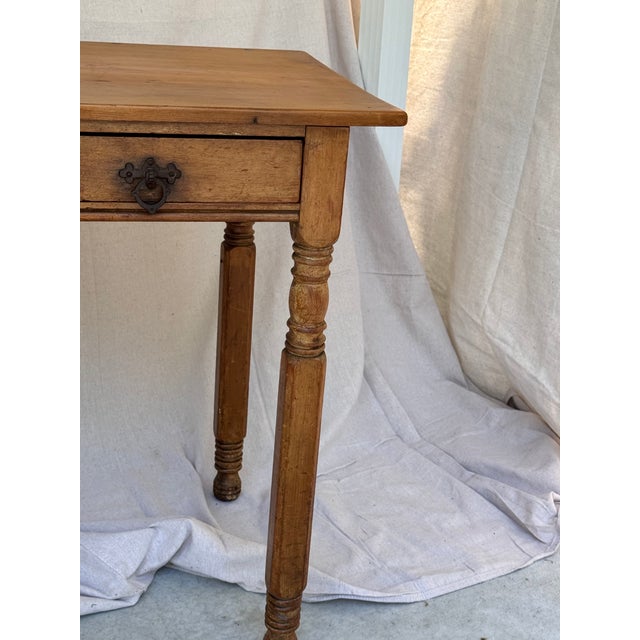 English 19th Century English Pine Side Table For Sale - Image 3 of 12