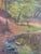 Vintage Original Oil Painting Forest Landscape For Sale - Image 6 of 14