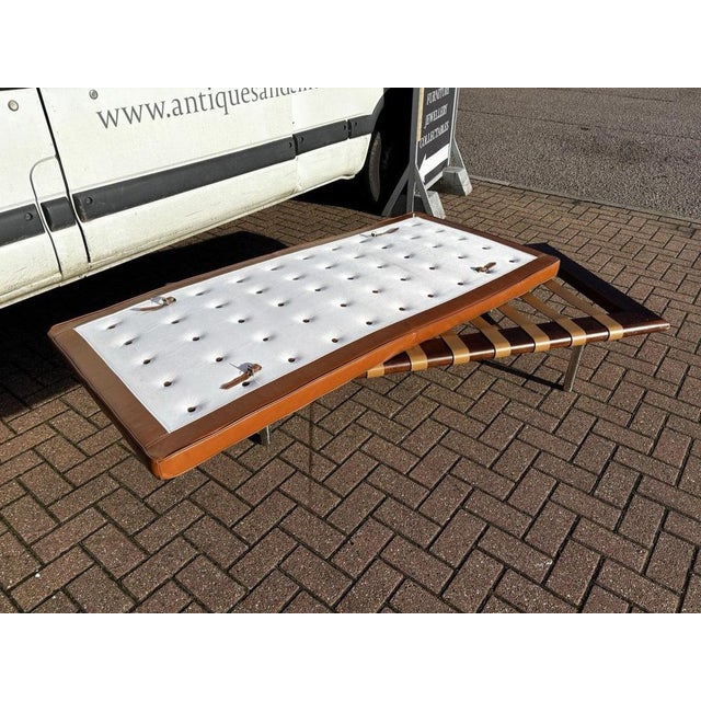 Barcelona Daybed in Tan Leather For Sale - Image 11 of 14