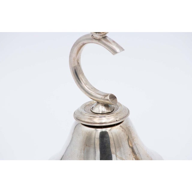 Plain Silver Candlesticks, Set of 2, in Very Good conditions. Designed 1920 to 1949 This piece has an attribution mark, I...