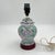 Wood Vintage Chinoiserie Small Ginger Jar Lamp With Pastel Floral and Ribbon Design For Sale - Image 7 of 11