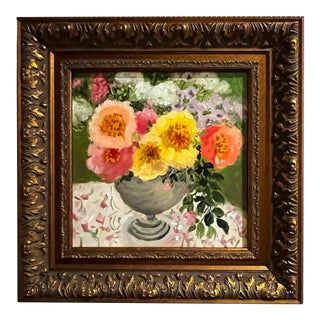 Original Impressionist English Oil Painting, Signed & Framed For Sale