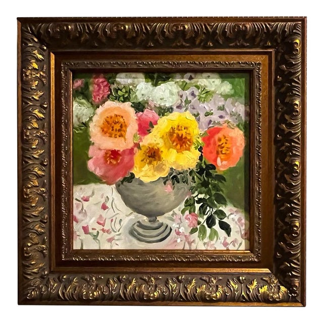 Original Impressionist English Oil Painting, Signed & Framed For Sale