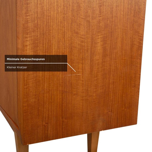 Mid-Century Modern Wooden Sideboard in Teak from VKW Furniture For Sale - Image 13 of 18