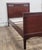 Late 20th Century Vintage Twin Size Cherry Sleigh Bed For Sale - Image 5 of 8