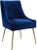 Beatrix Navy Velvet Side Chair with Gold Legs For Sale - Image 9 of 9