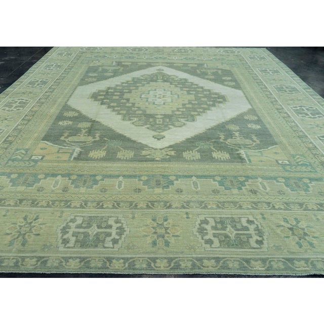 Turkish Oushak Antique Look Rug 11'11" x 16' #20052 Explore a curated collection of hallway runners, wool rugs, and...