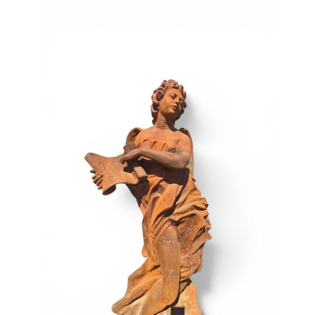 Four Seasons Sculptures in Patinated Iron, 1970s, Set of 4 For Sale - Image 12 of 15