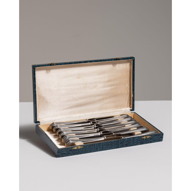Mid 20th Century Germany Ivory Silver Serving Utensil For Sale - Image 12 of 18