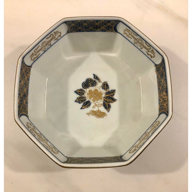 This beautiful hand painted 1970s Decorative Imari Octagonal Bowl (6.5”) will be a lovely Asian accent in any traditional...