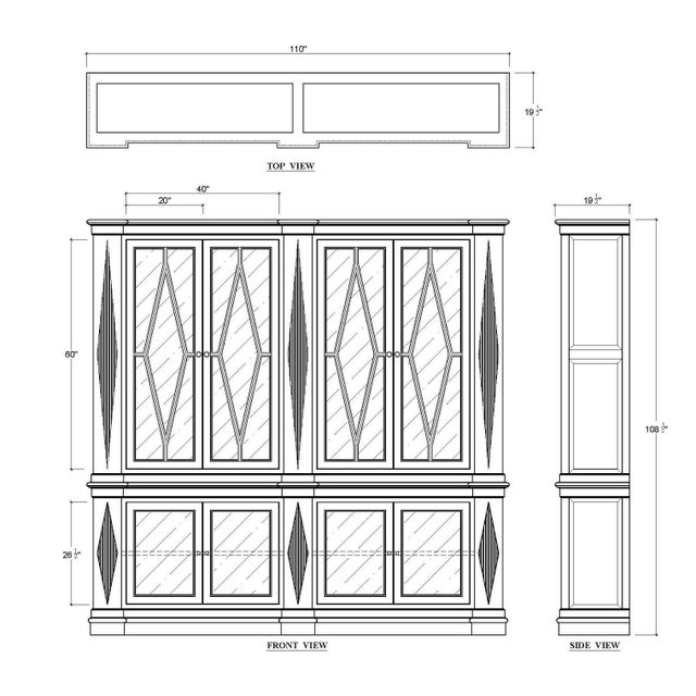 Large Mahogany Bookcase - Homburg Interior For Sale - Image 10 of 10