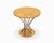Here is a vintage hand-crafted wooden side table after Isamu Noguchi's "Cyclone" table. This charming homage features a...
