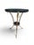 French Empire Style Side Table with Gilt Bronze Base and Green Marble Top, 1970s For Sale - Image 10 of 12