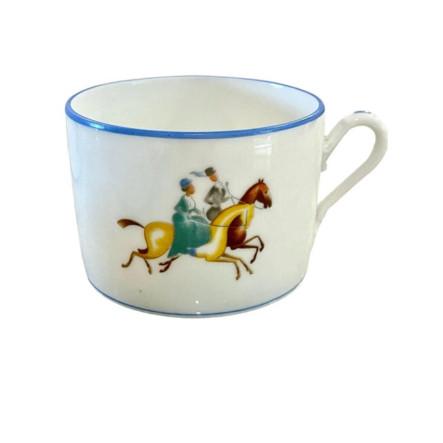 1930s Gio Ponti for Richard Ginori Tea Set with Equestrian Motif- 10 Pieces For Sale - Image 12 of 13