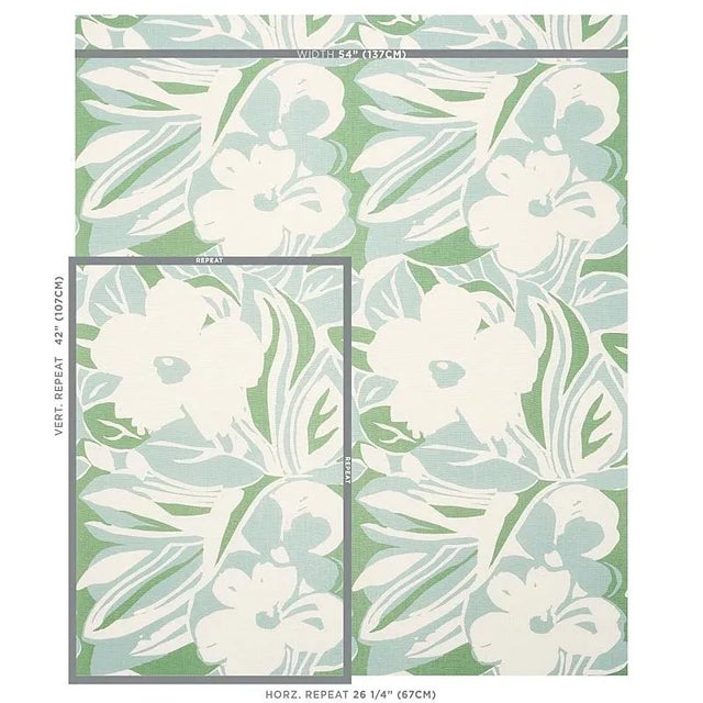 Stevie is a bold, modern floral that features abstract, stylized blooms in a swirling, allover pattern. This large-scale...