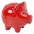 Vintage Red Ceramic Piggy Bank from Scheurich Keramik, 1970s For Sale