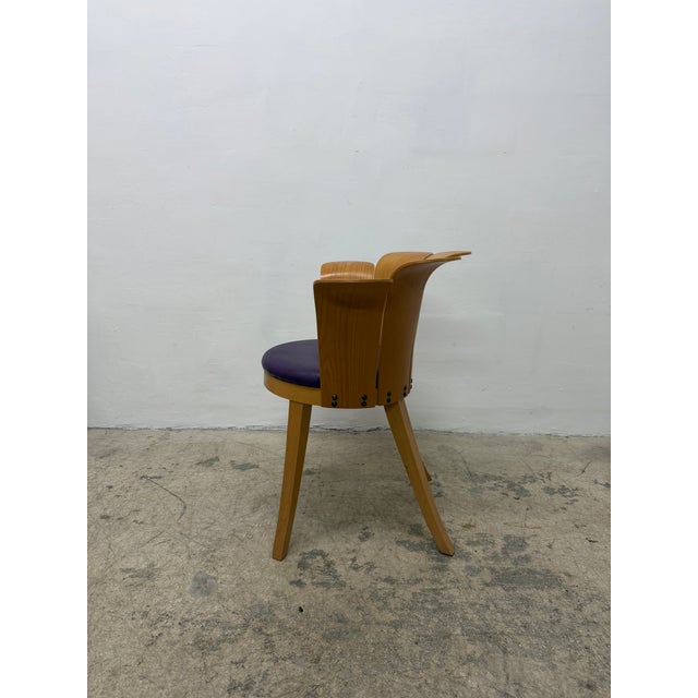 Miro Harold “King Harold” Flower Side Chair for Strauss, 1970s For Sale - Image 9 of 18
