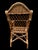 Brown Children's Rattan Armchair, 1950s For Sale - Image 8 of 13