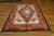 1930s Ivory Red Medallion Antique American Navajo Rug Ganado 5' X 7'5" Flatweave Wool Carpet For Sale In New York - Image 6 of 6