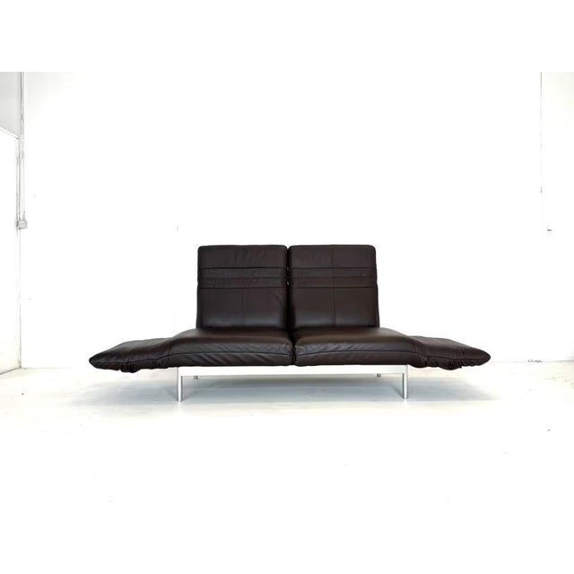 Animal Skin Plura Sofa in Leather from Rolf Benz For Sale - Image 7 of 17