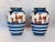 Art Deco 1930s Bunzlau Art Deco Gazelle Vases, Pair — Hand-Painted Stoneware, Made in Germany For Sale - Image 3 of 12