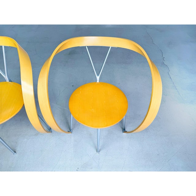 Reverse Chairs by Andrea Branzi for Cassina, Set of 4 For Sale - Image 8 of 17