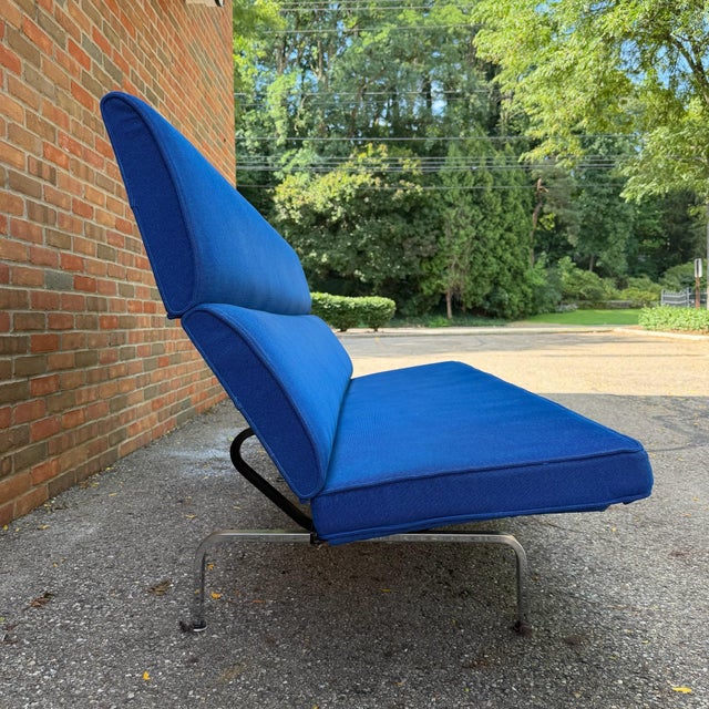 Blue Herman Miller Eames Compact Sofa in Cobalt Blue, 2006 For Sale - Image 8 of 12