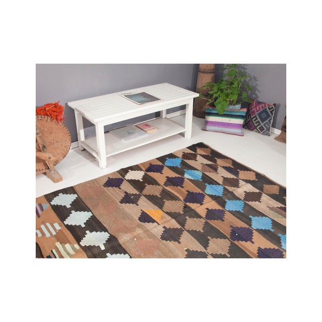 1960s Decorative Vintage Turkish Kilim Rug - 5`1" X 11`3" For Sale - Image 5 of 6