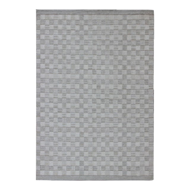 Large Modern Scandinavian Design Rug by Keivan Woven Arts 10'2 X 13'10 For Sale