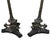 Metal Pair of Late 19th Century French Bronze Candelabras on Black Marble Bases For Sale - Image 7 of 13