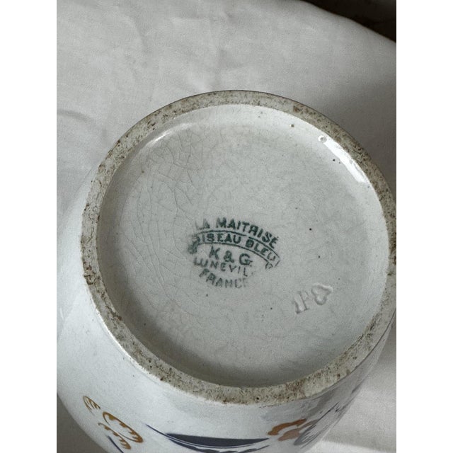 Blue Antique Coffee Service, 1890s, Set of 6 For Sale - Image 8 of 11