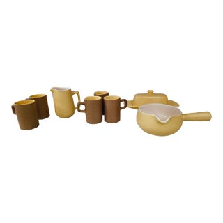 Vintage Mid-Century Modern Metlock Poppy Trail, Tempo, Set of 9 For Sale