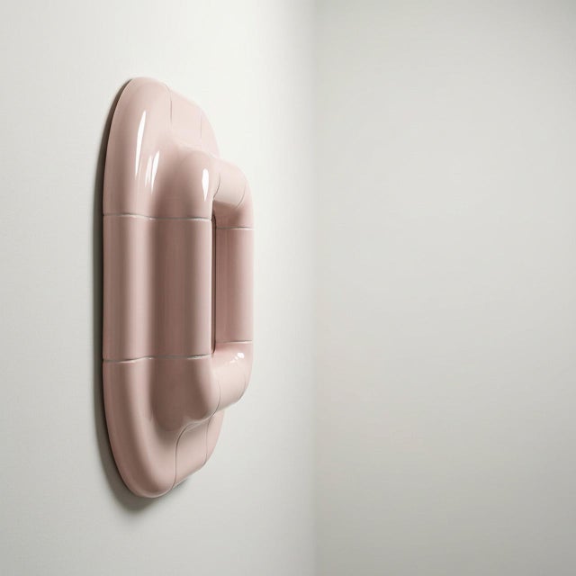 Lolo Mirror in Blush Pink by Tilecito For Sale - Image 4 of 8