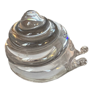 Göran Wärff Kosta Boda Art Glass Snail Sculpture