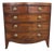 Antique Federal Hepplewhite Style Bowfront Mahogany Chest Dresser For Sale