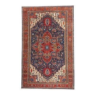 Late 19th Century Persian Serapi Rug, 11'10 X 18'04 For Sale