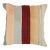 Arteverk Handwoven Reversible Wool Kilim Pillow — Red & Blue Stripe For Sale