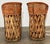 Vintage Mexican Southwest Equipale Leather and Cedar Wood Bar Stools, Pair For Sale In Kansas City - Image 6 of 12