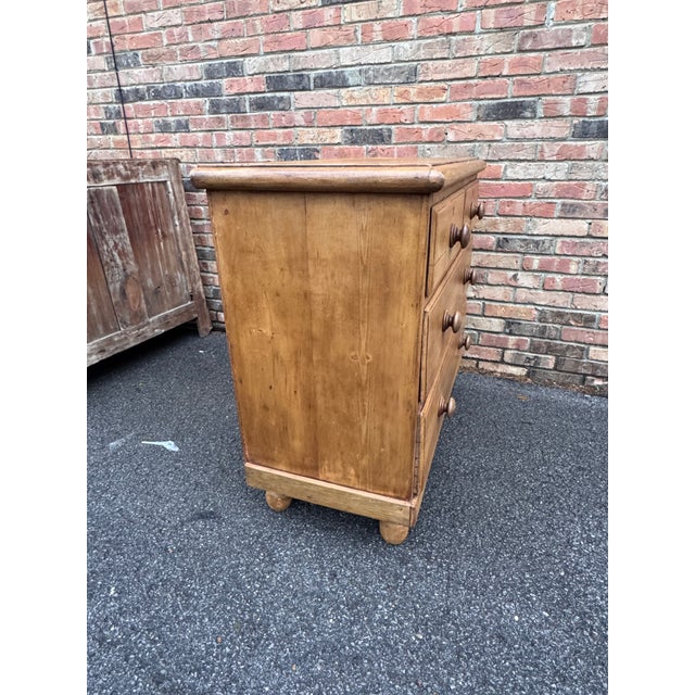 Antique English Pine Chest For Sale - Image 12 of 15