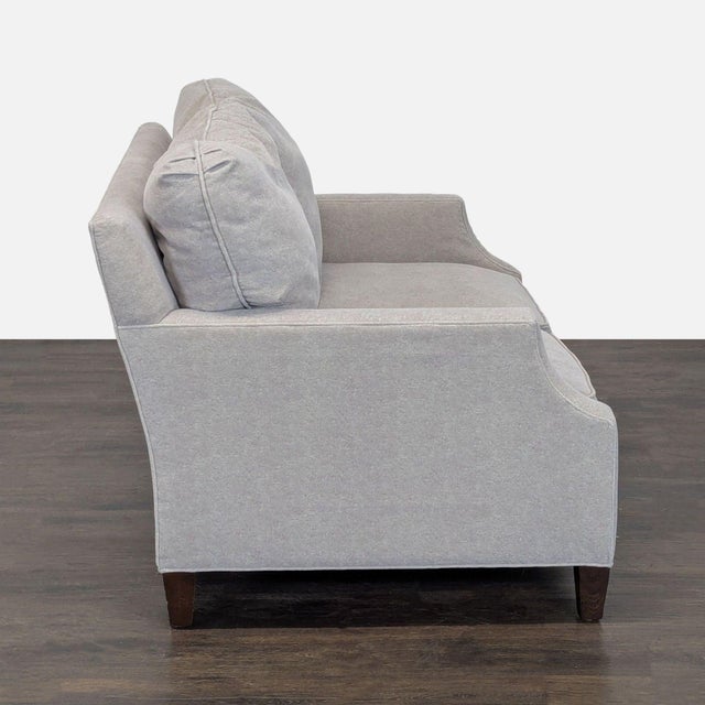 Lexington Furniture Lexington Sofia Modern Light Gray Upholstered Loveseat For Sale - Image 4 of 9