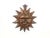 Wooden Carved Sun Face Sunburst Wall Sculpture, 20th Century For Sale - Image 15 of 15