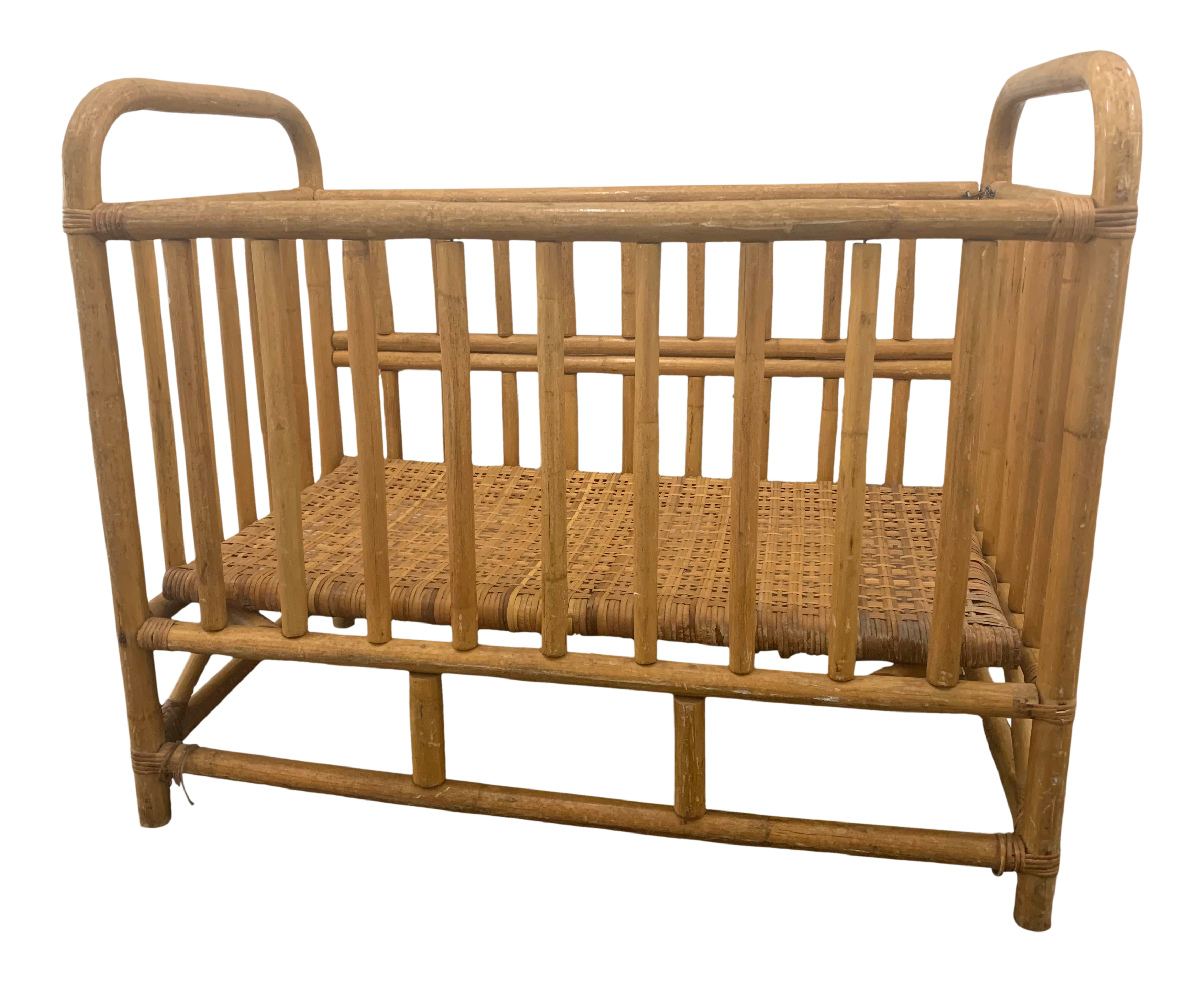 rattan crib for sale