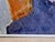 Blue 1966 Abstract Swedish Modern Portrait Painting by Thomas Ekvall For Sale - Image 8 of 12