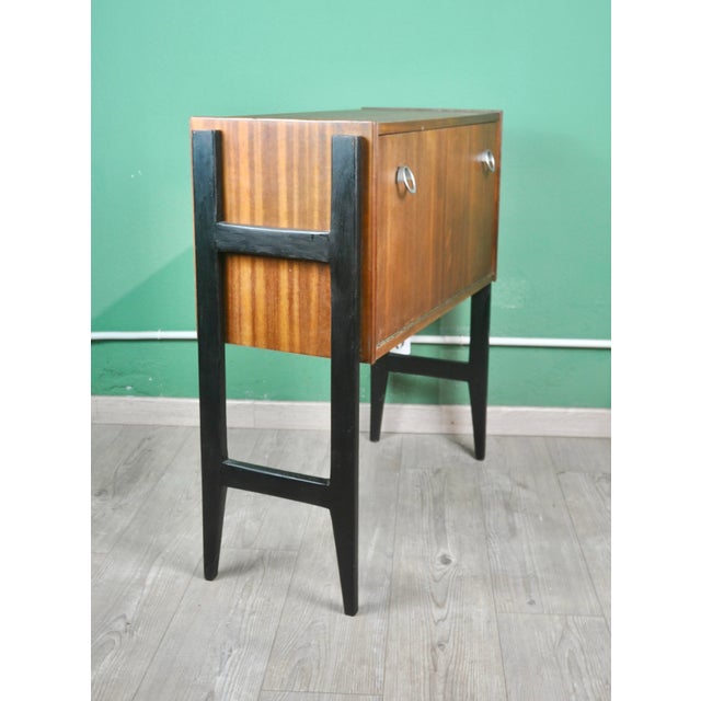 Bar Cabinet with Chrome Handles, 1960s For Sale - Image 6 of 16