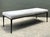 Vintage Bernhardt Upholstered Metal Frame Bench For Sale - Image 14 of 16