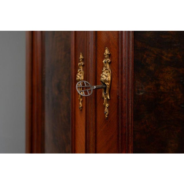 Gründerzeit Wardrobe in Walnut For Sale - Image 15 of 18